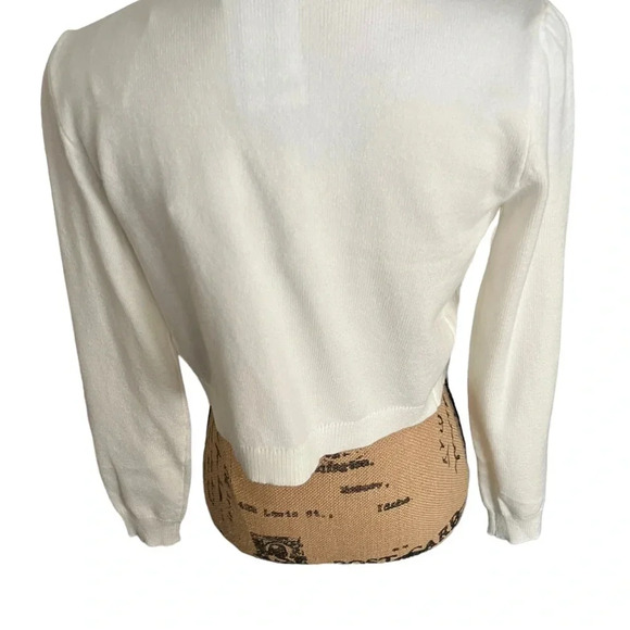 New Truth By Republic Jeweled Sweater Shrug M - Picture 7 of 7